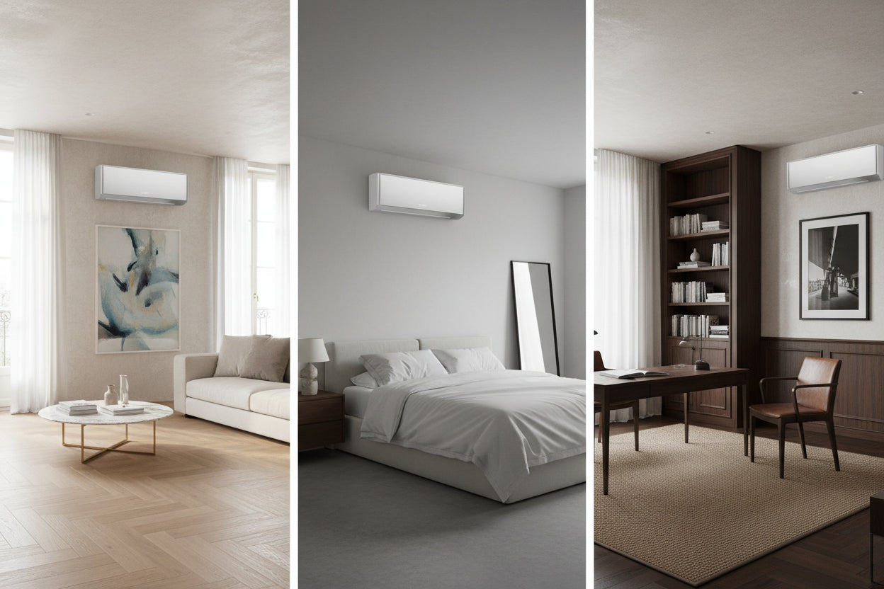 Climatizzatore Condizionatore Bosch CLIMATE 7000i SILVER Trial Split 7000+12000+18000 Btu 5000M 79/3 E R-32 Wi-Fi Integrato