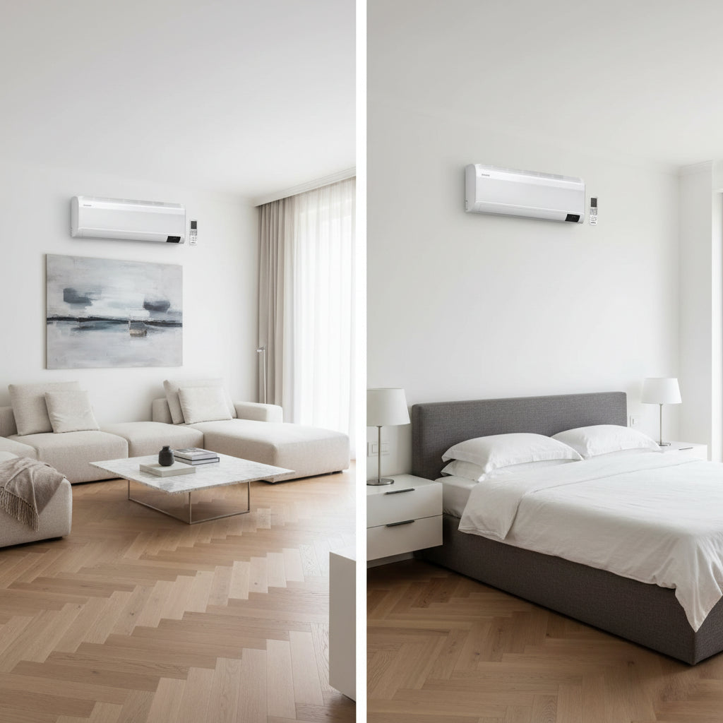 Climatizzatore Condizionatore Dual Split 9+12 Inverter Windfree Avant 9000+12000 btu Gas R32 con Wifi