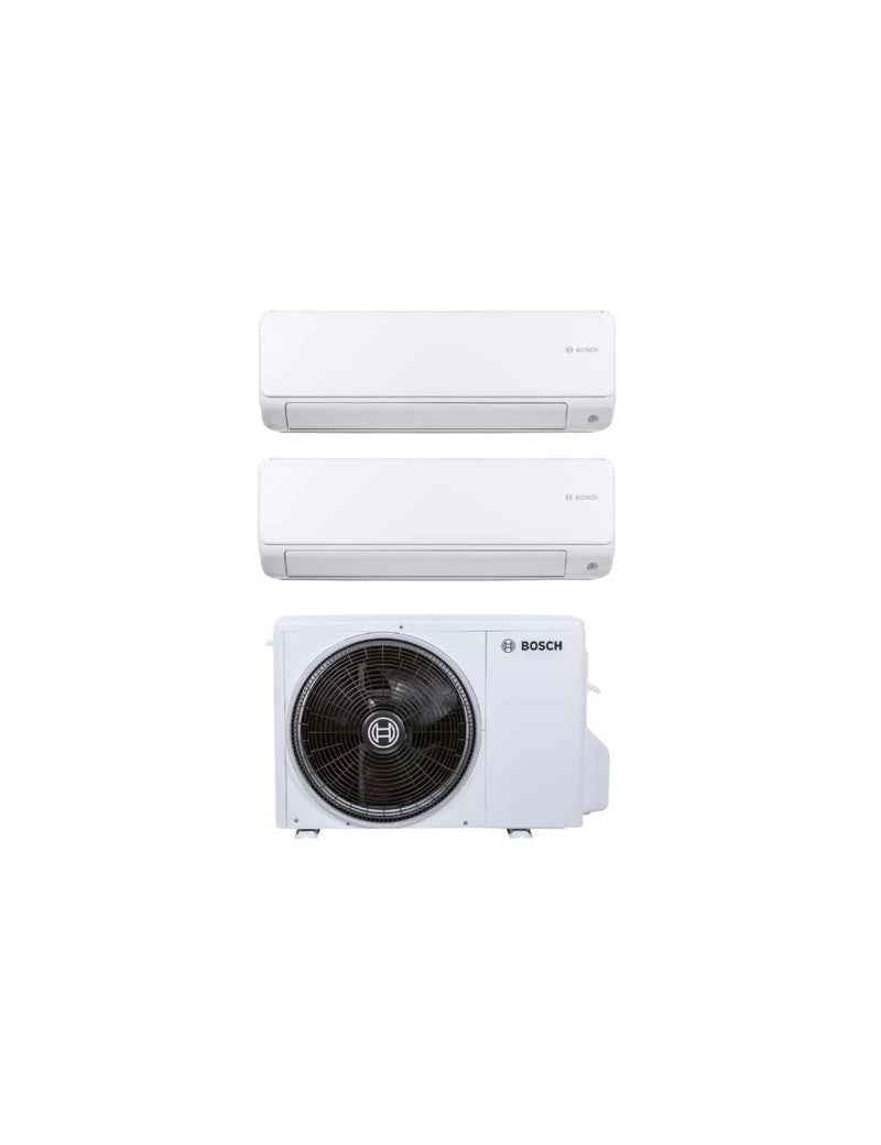 KIT Condizionatore Bosch Dual Split Inverter serie CLIMATE 3000i 9+9 con CL5000M 41/2 E R-32 Wi-Fi Optional 9000+9000