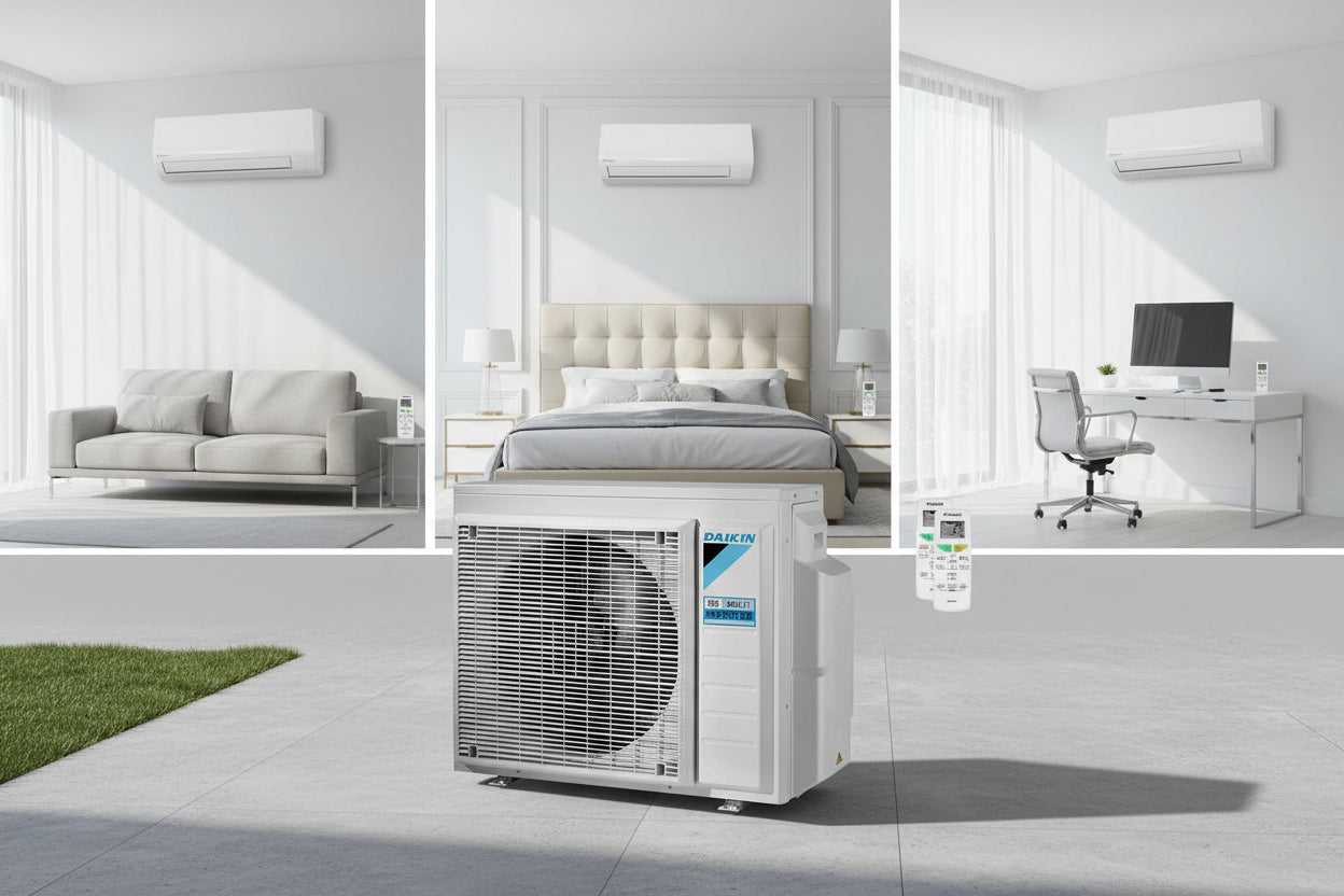 Condizionatore Daikin Sensira Multi trial split 7000+9000+12000 BTU inverter A++ wifi unità esterna 6.8 kW