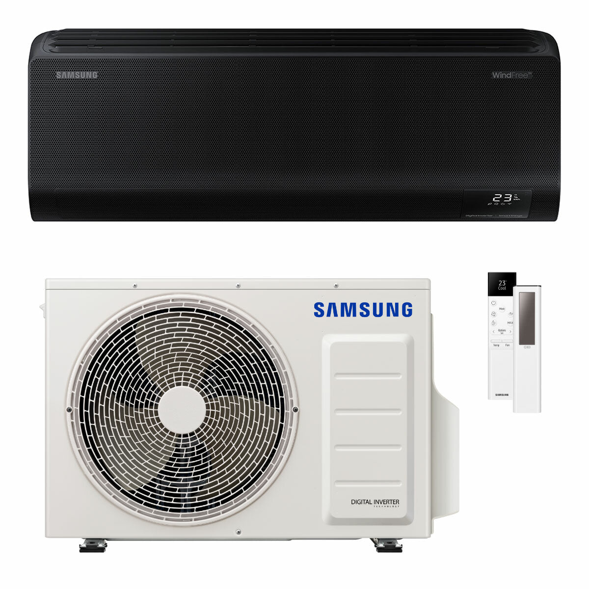Condizionatore Samsung WindFree Black 12000 BTU